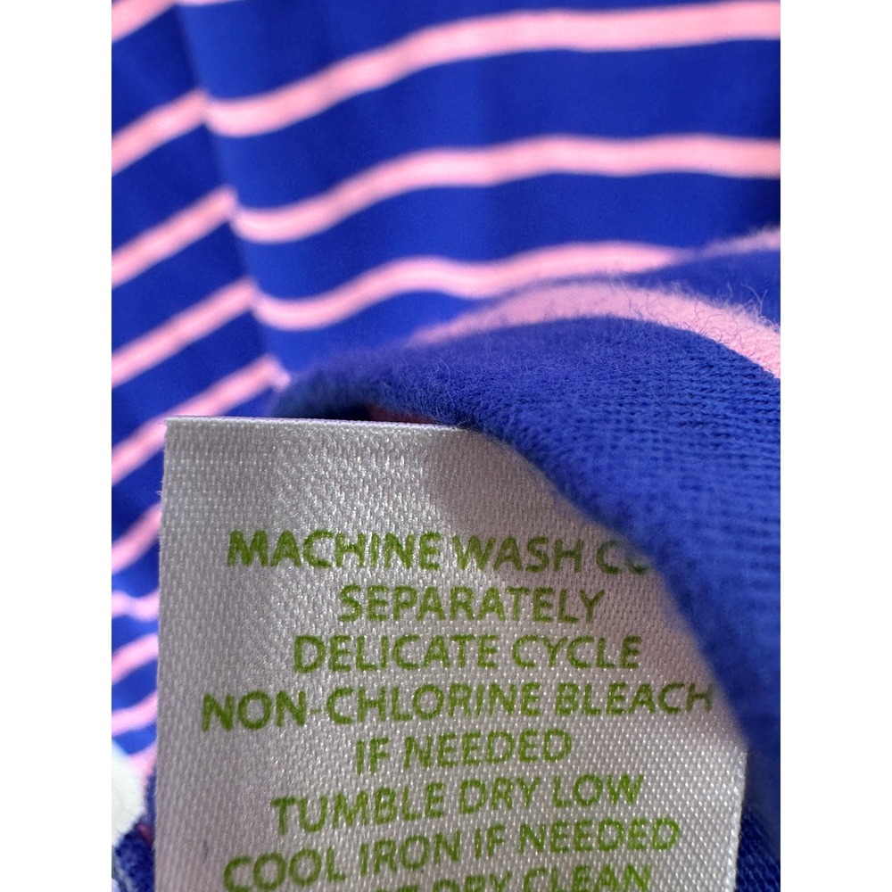 Lilly Pulitzer T-Shirt Dress Womens Size M Blue Pink Striped NWOT Mini Stretch - Picture 6 of 12